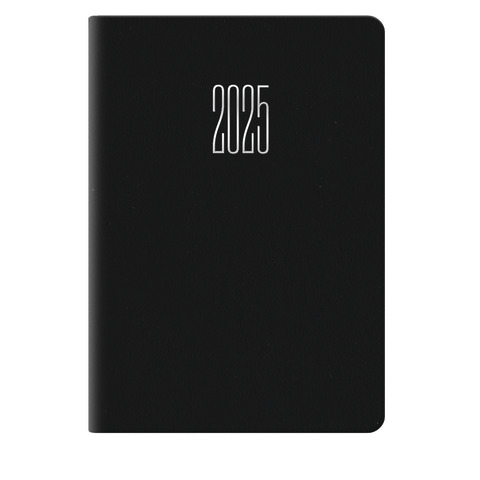 Agenda 2026 bigiornaliera gommato 6,6x9,9 cm nero 26-049100406C